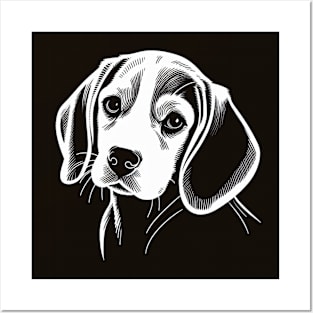 Portrait of a Beagle Posters and Art